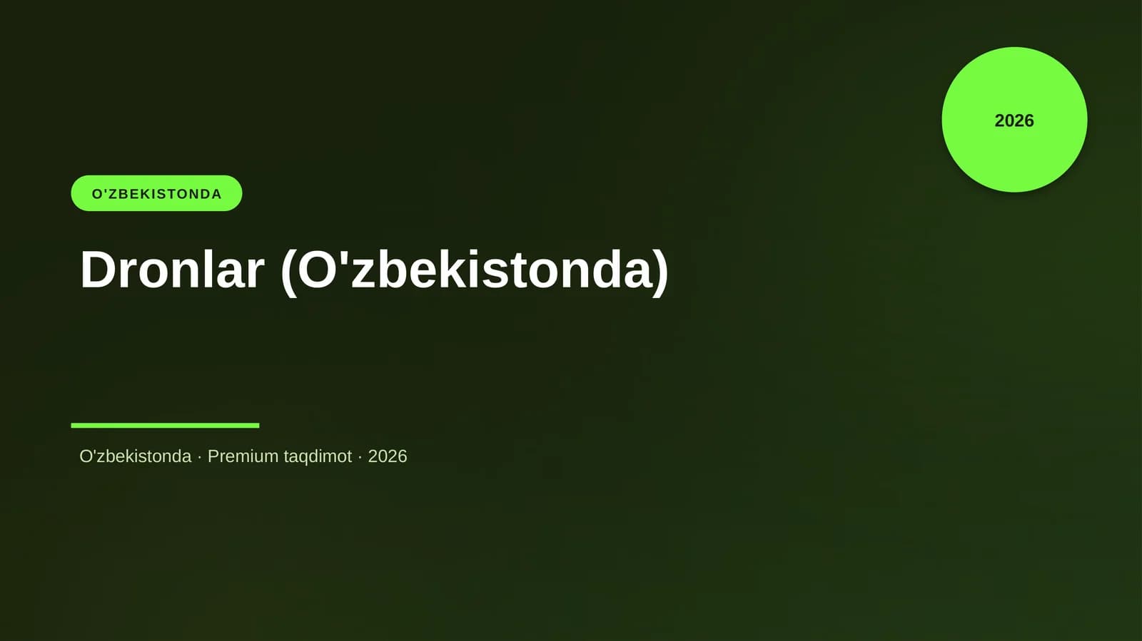 Dronlar (O'zbekistonda)