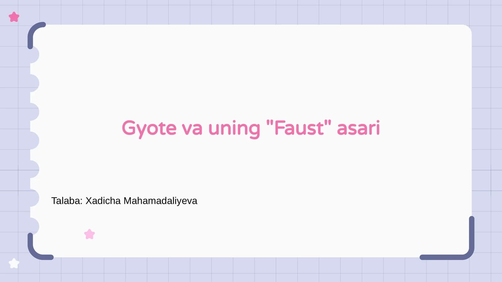 Gyote va uning "Faust" asari