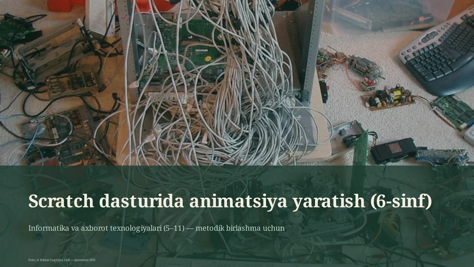 Scratch dasturida animatsiya yaratish (6-sinf)