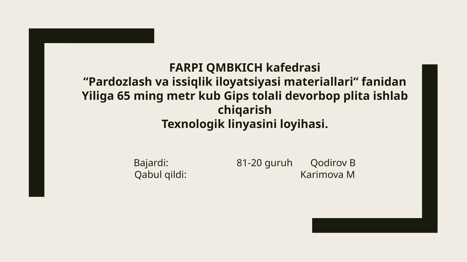 Gips tolali plita