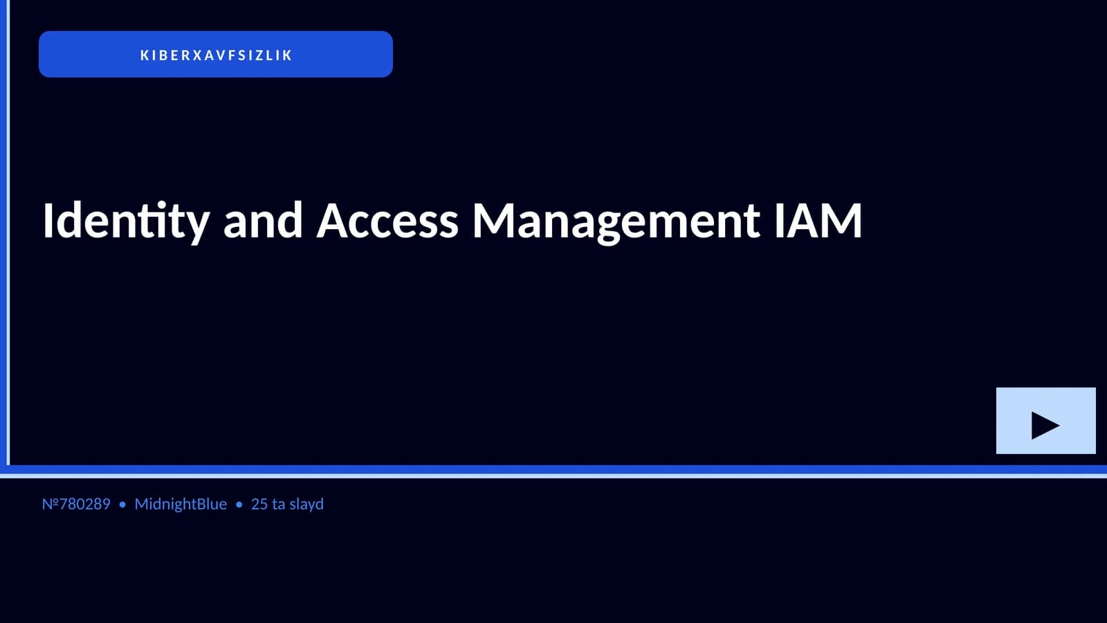 Identity and Access Management IAM