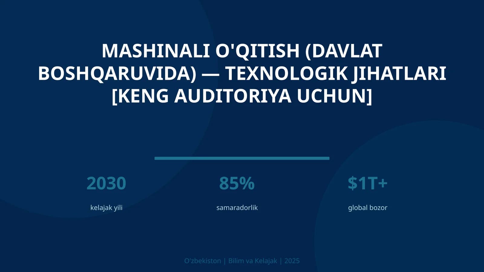 Mashinali o'qitish (davlat boshqaruvida) — texnologik jihatlari [keng auditoriya uchun]