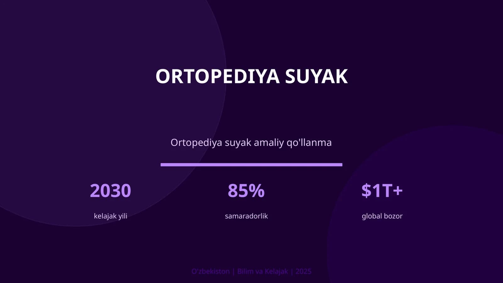 ORTOPEDIYA SUYAK
