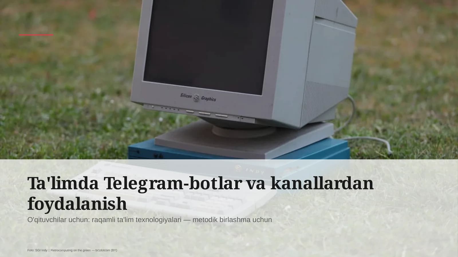 Ta'limda Telegram-botlar va kanallardan foydalanish