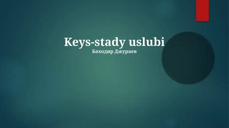 Keys-stady uslubi