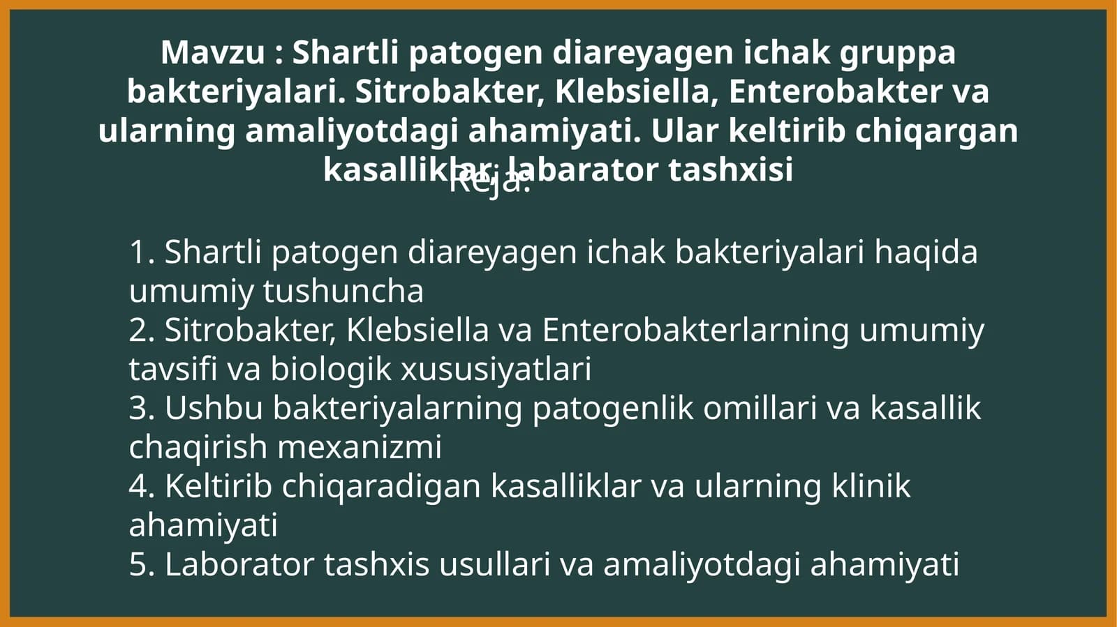 Shartli patogen diareyagen ichak bakteriyalari