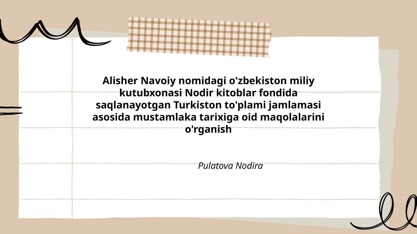 Turkiston to'plami jamlamasi asosida mustamlaka tarixiga oid maqolalarini o'rganish