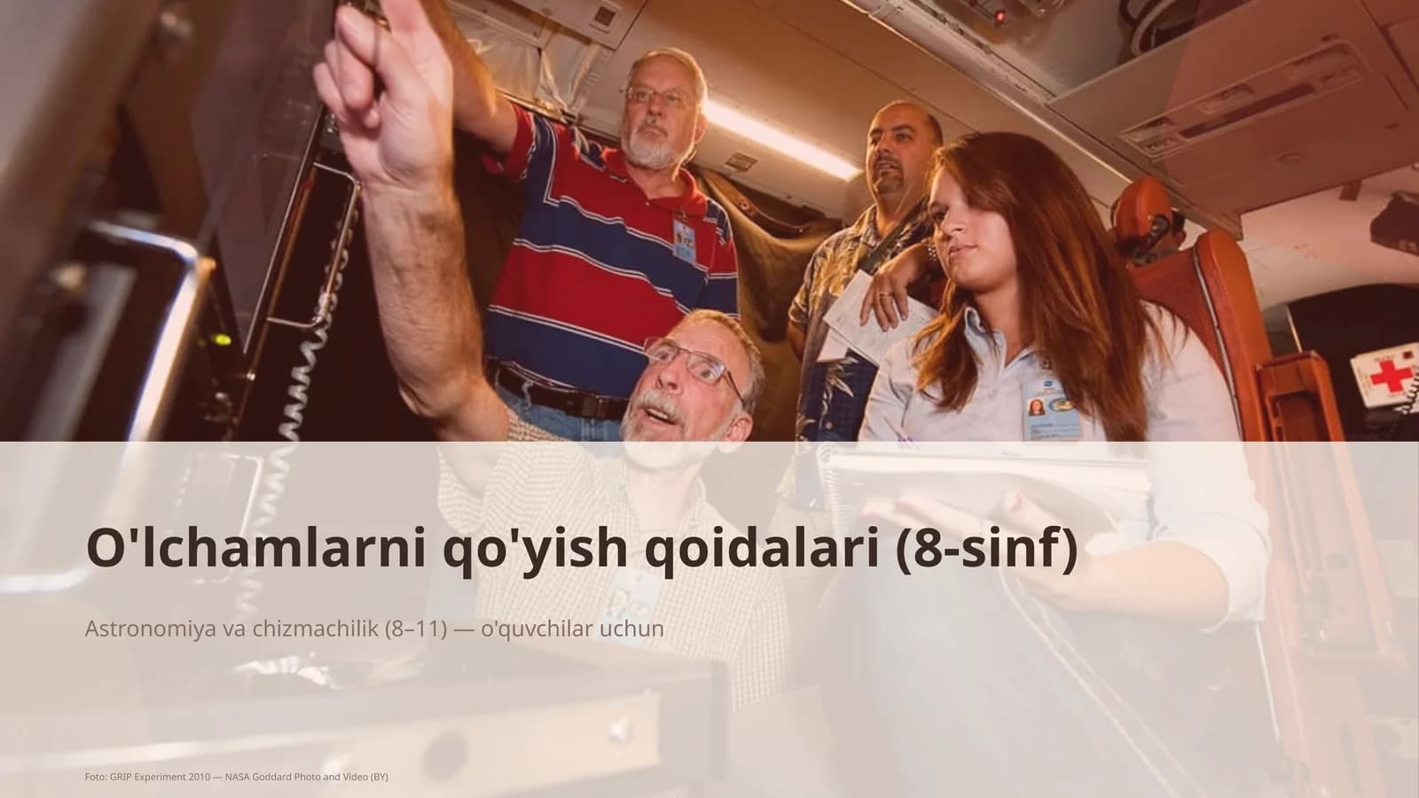 O'lchamlarni qo'yish qoidalari (8-sinf)