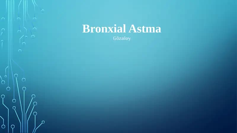 Bronxial Astma