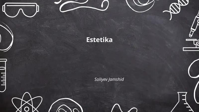 Estetika