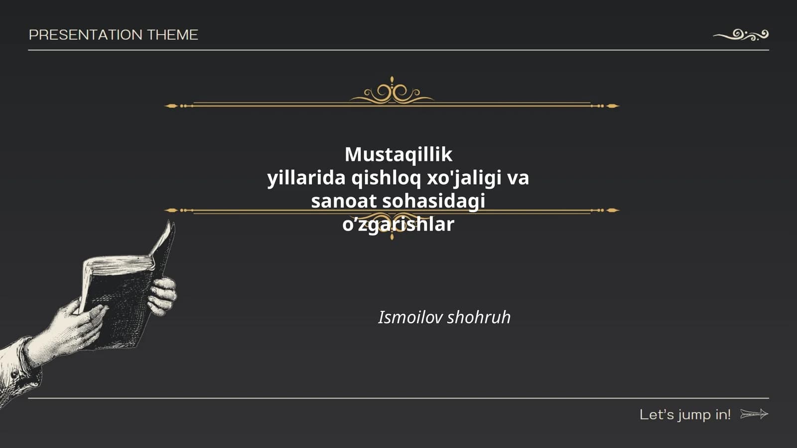 Yer islohotlari va dehqon xo'jaliklarining rivojlanishi