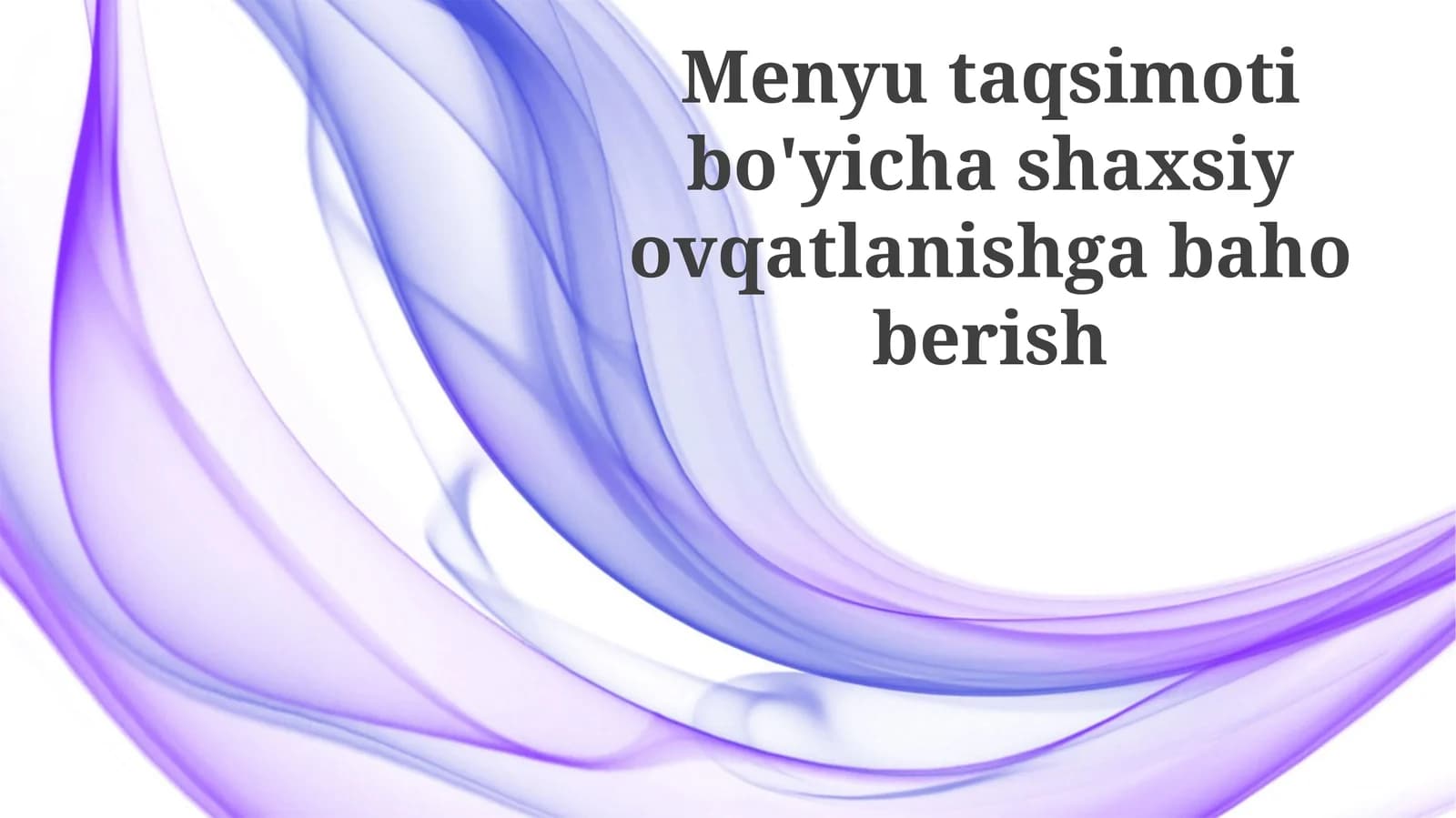 Oziq-ovqatni aniqlash