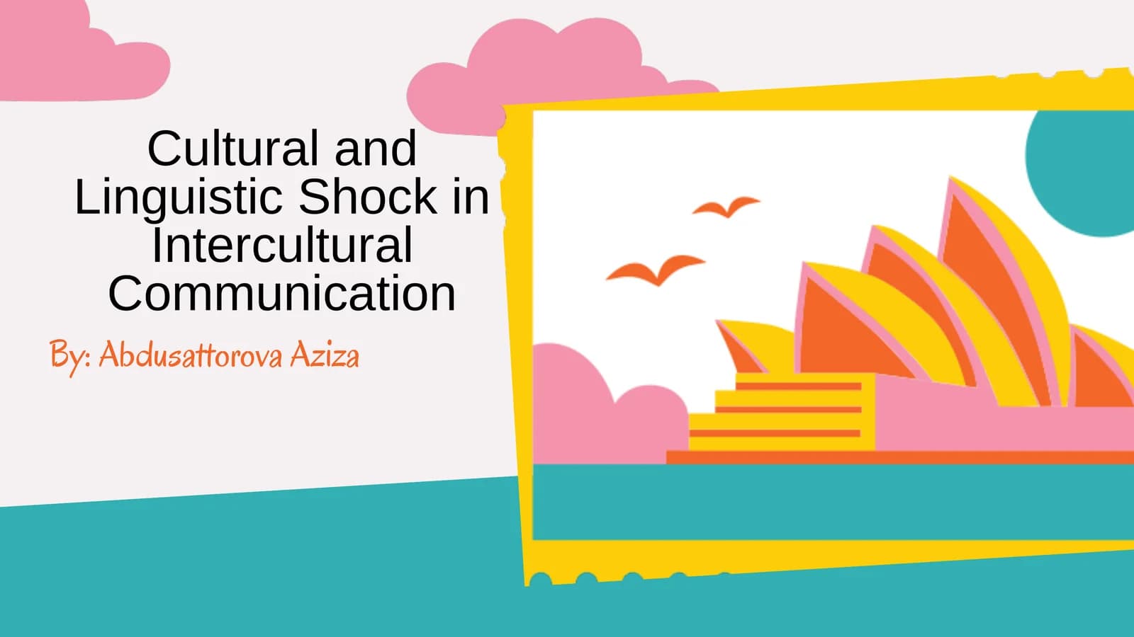 Cultural and linguistic shock - ingliz tilida taqdimoq pptx