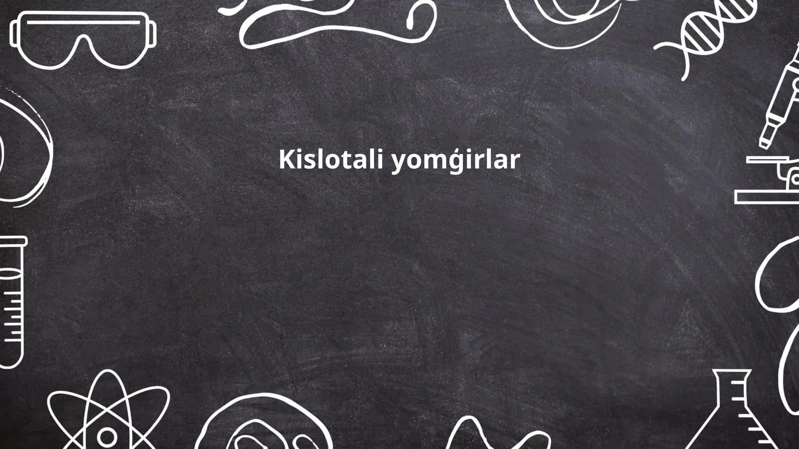 Kislotali yomģirlar