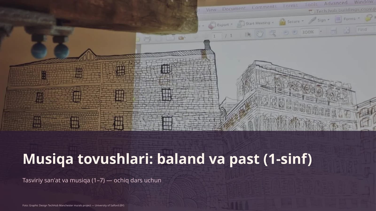 Tasviriy san'at va musiqa (1–7) - ochiq dars uchun