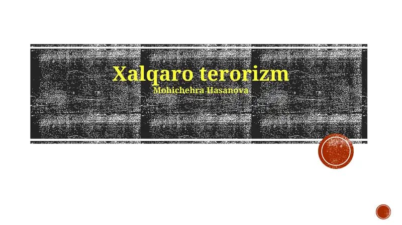Xalqaro terorizm
