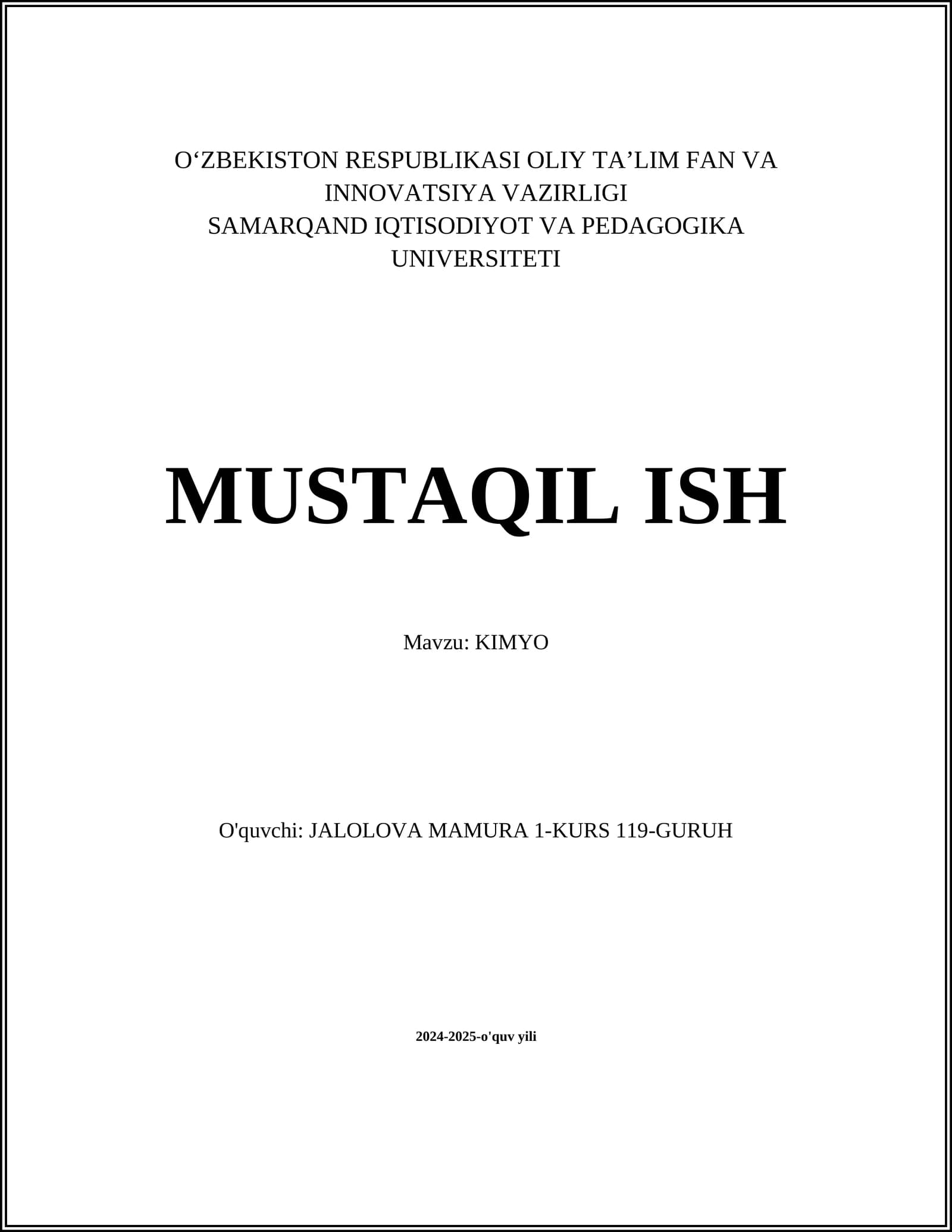 Atom tuzilishi