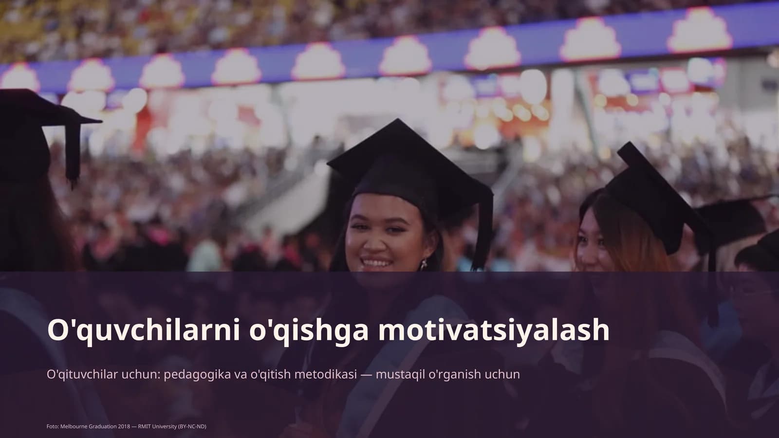O'quvchilarni o'qishga motivatsiyalash