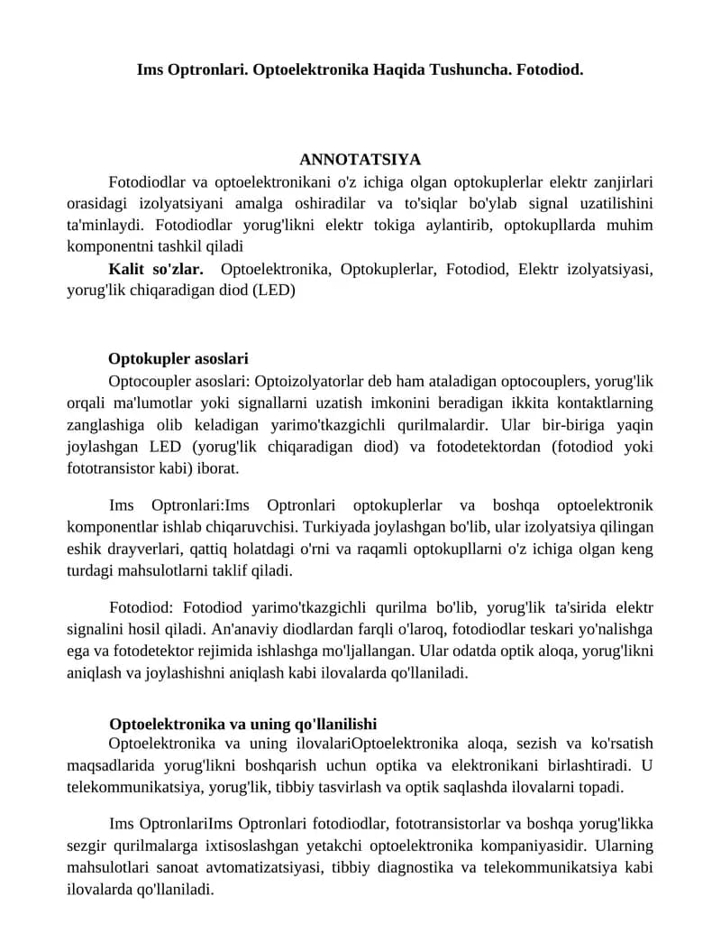 Ims Optronlari