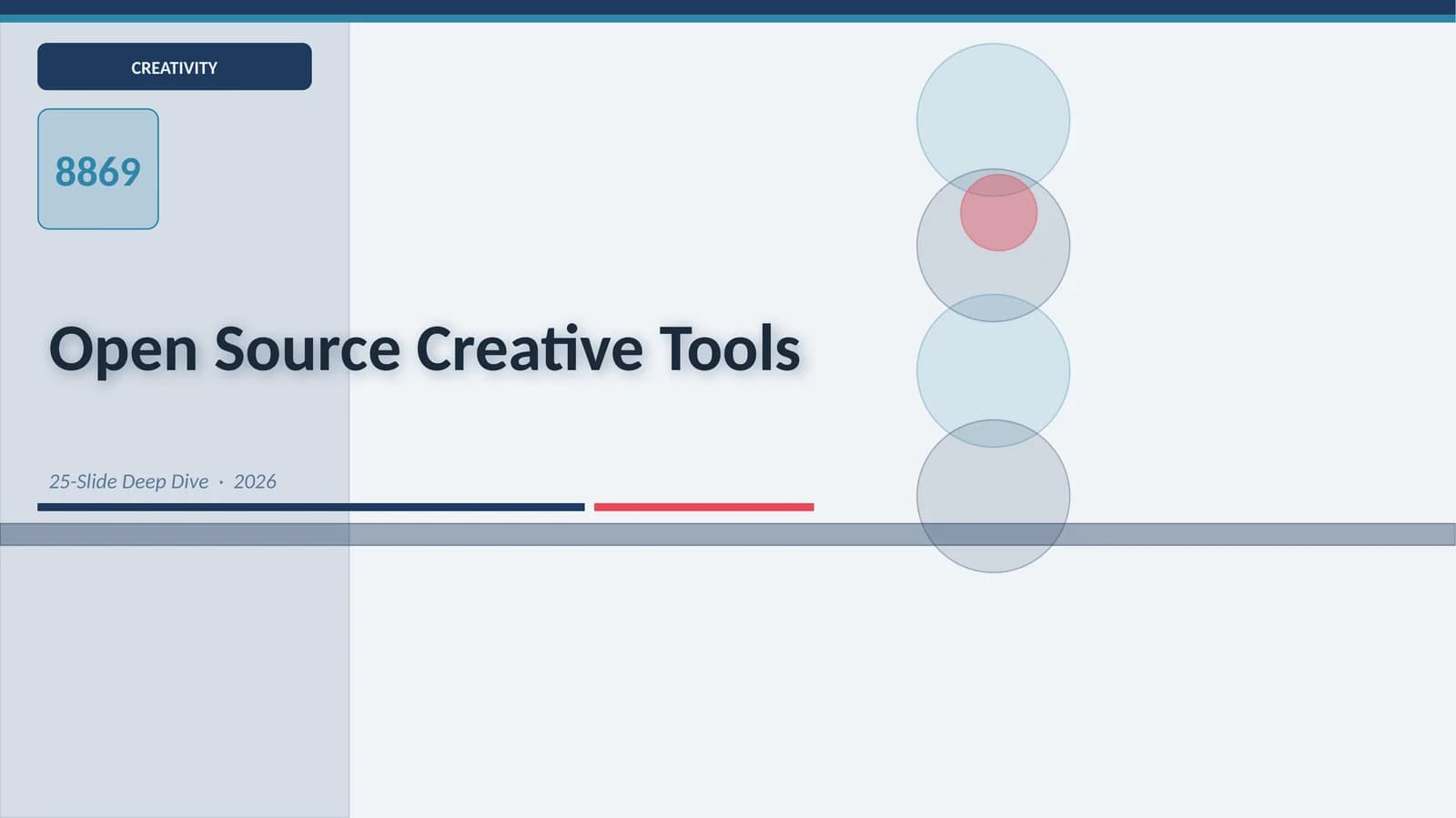 Open Source Creative Tools