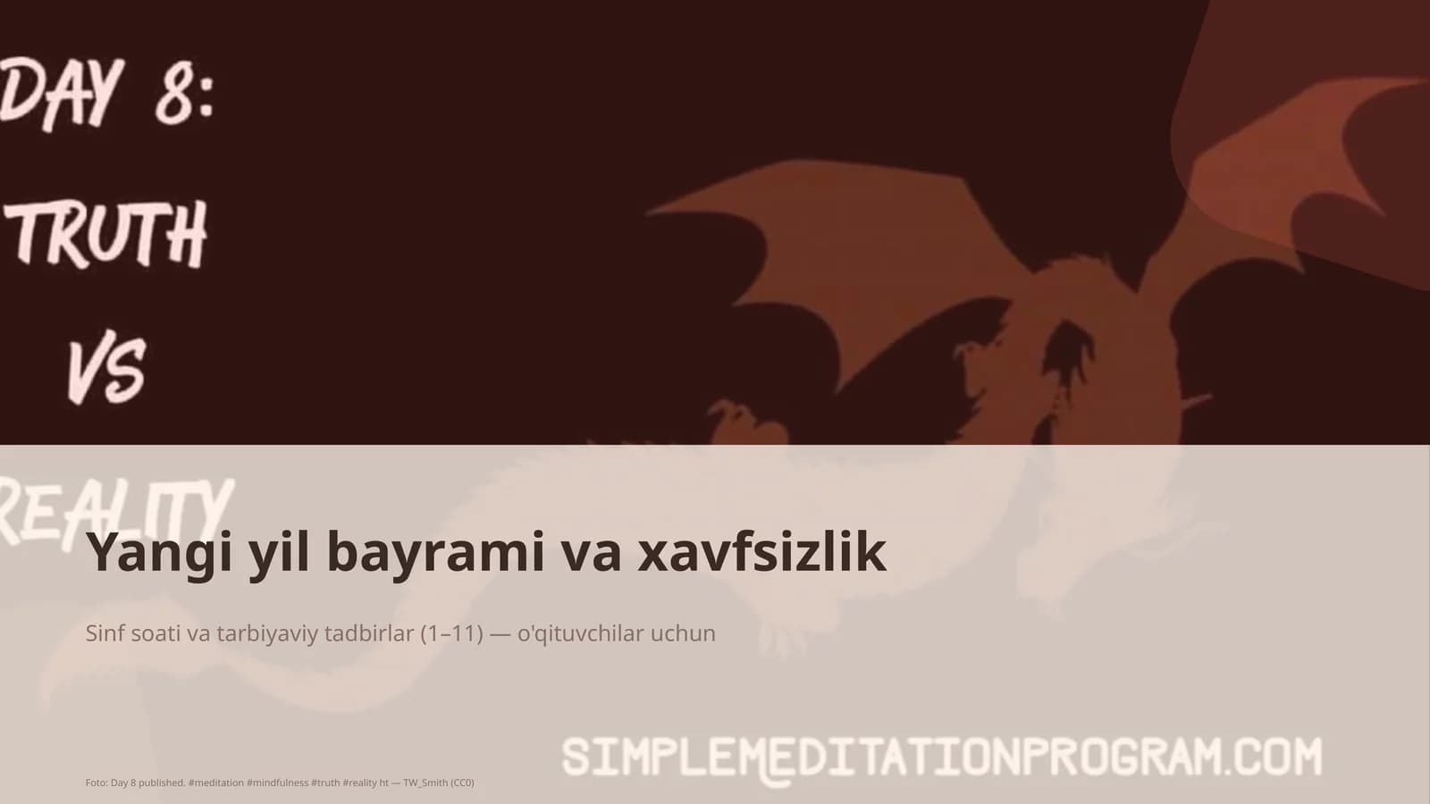 Sinf soati va tarbiyaviy tadbirlar