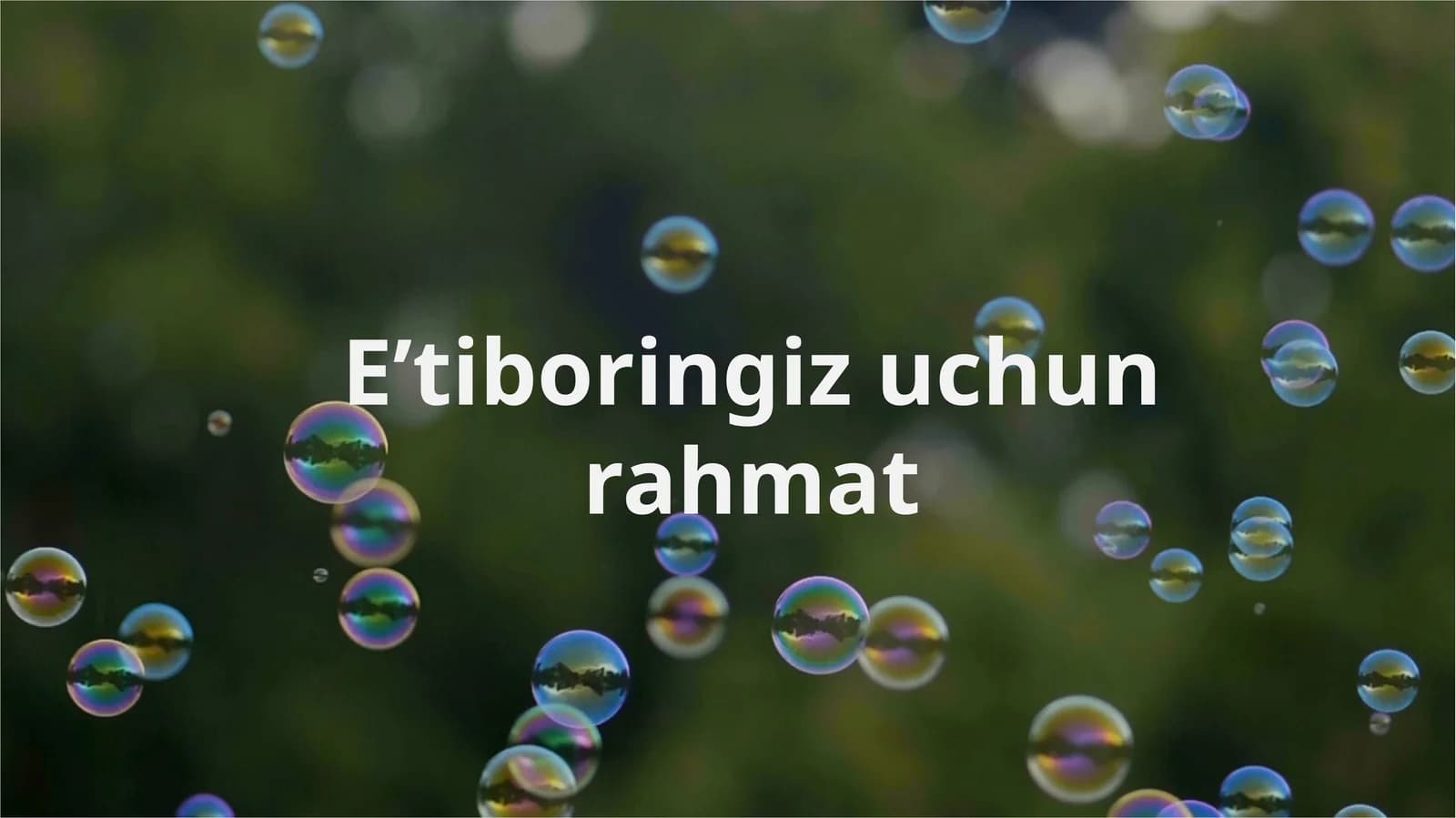 E’tiboringiz uchun rahmat
