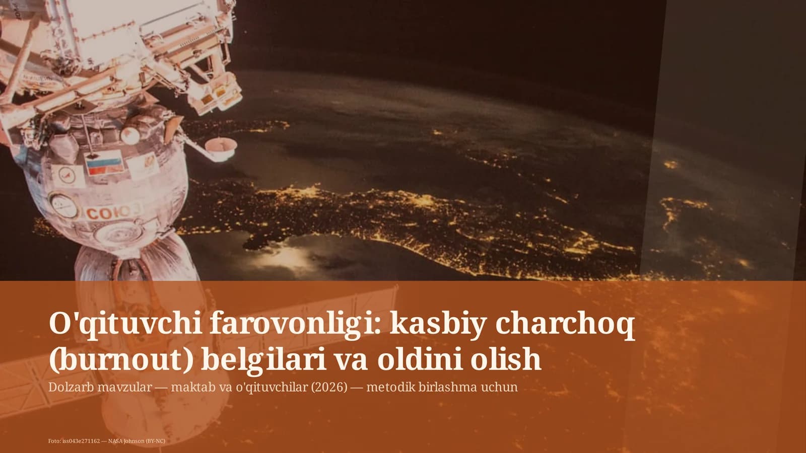 Dolzarb mavzular — maktab va o'qituvchilar