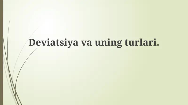 Deviatsiyavauningturlari