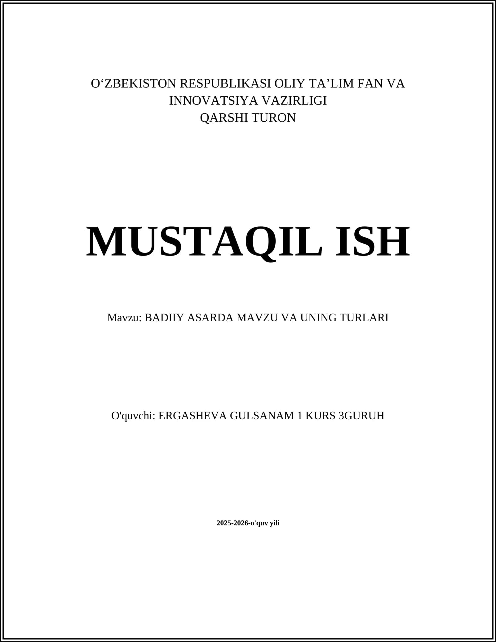 BADIIY ASARDA