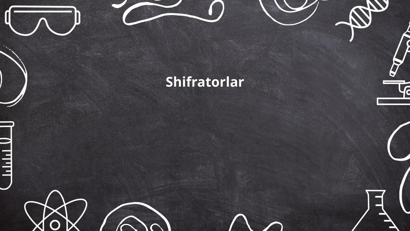Shifratorlar