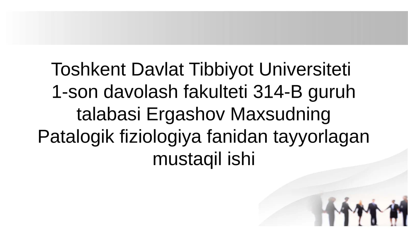 Umumiy infeksaya jarayoni haqida tushuncha