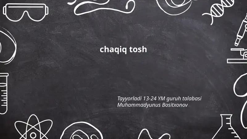 Chaqiq tosh