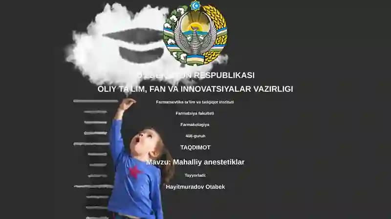 Mahalliy anestetiklar