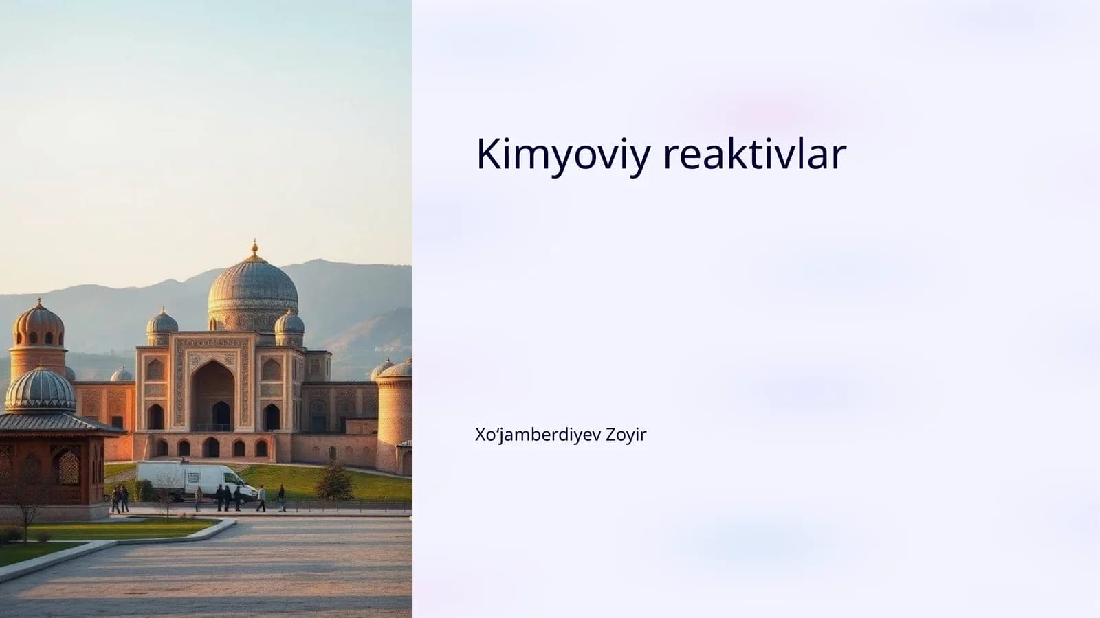 Kimyoviy reaktivlar