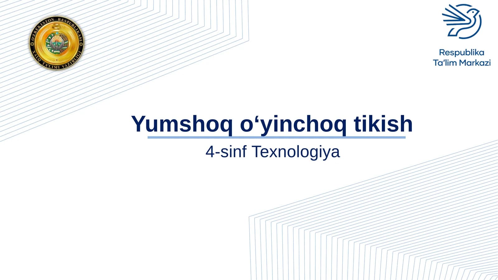 4-sinf Texnologiya fanidan Texnologiyaning rivojlanishi mavzusida dars ishlanmasi