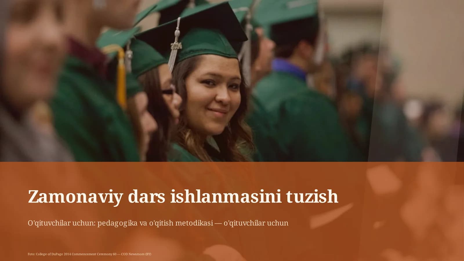 Zamonaviy dars ishlanmasini tuzish