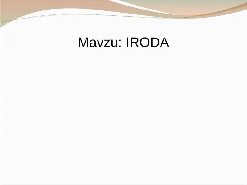 Iroda