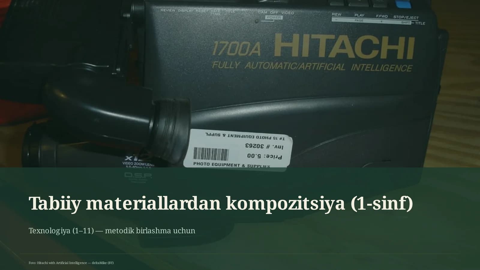 Tabiiy materiallardan kompozitsiya (1-sinf)