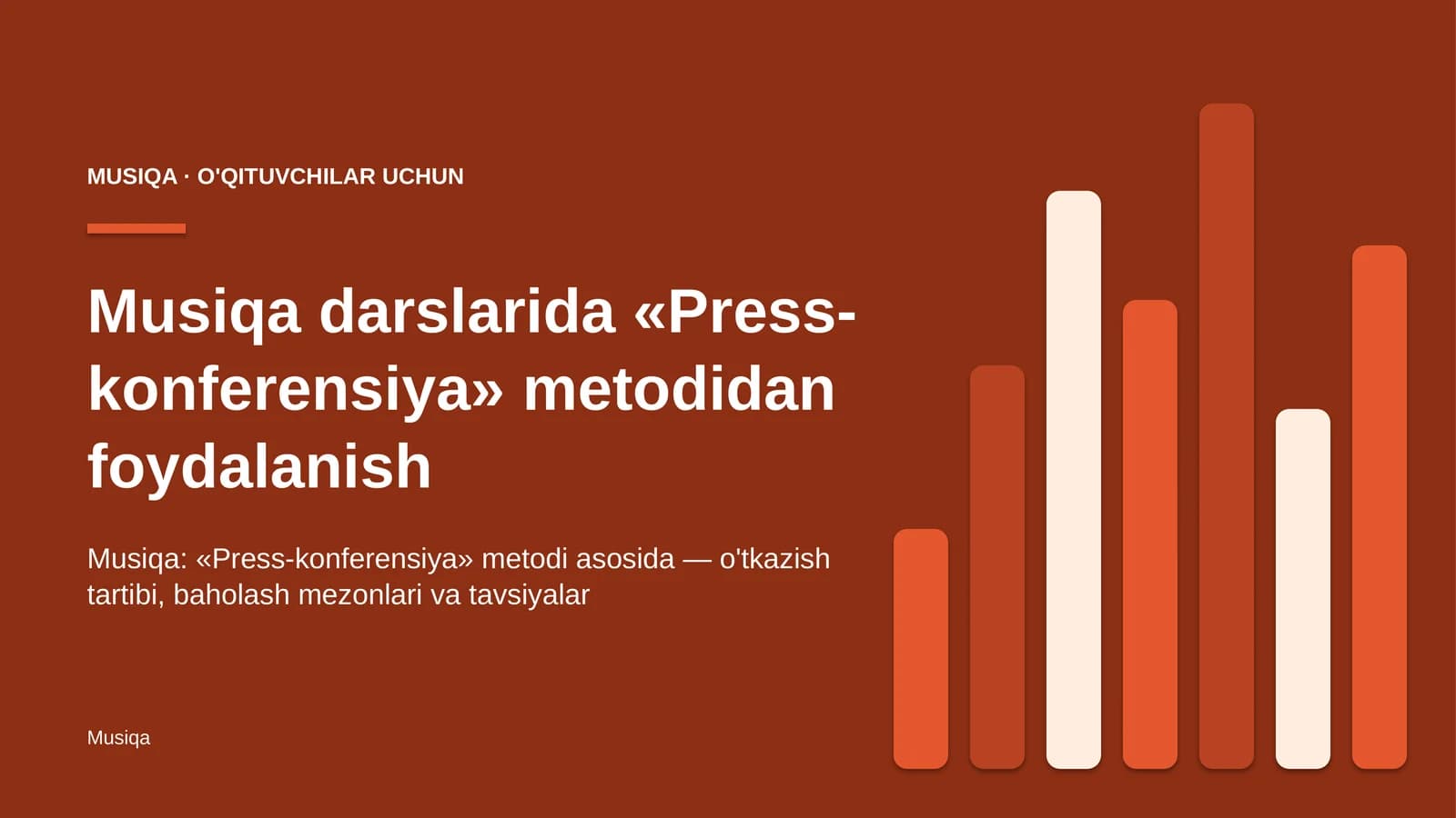 musiqa darslarida press konferensiya metodidan foydalanish 4477