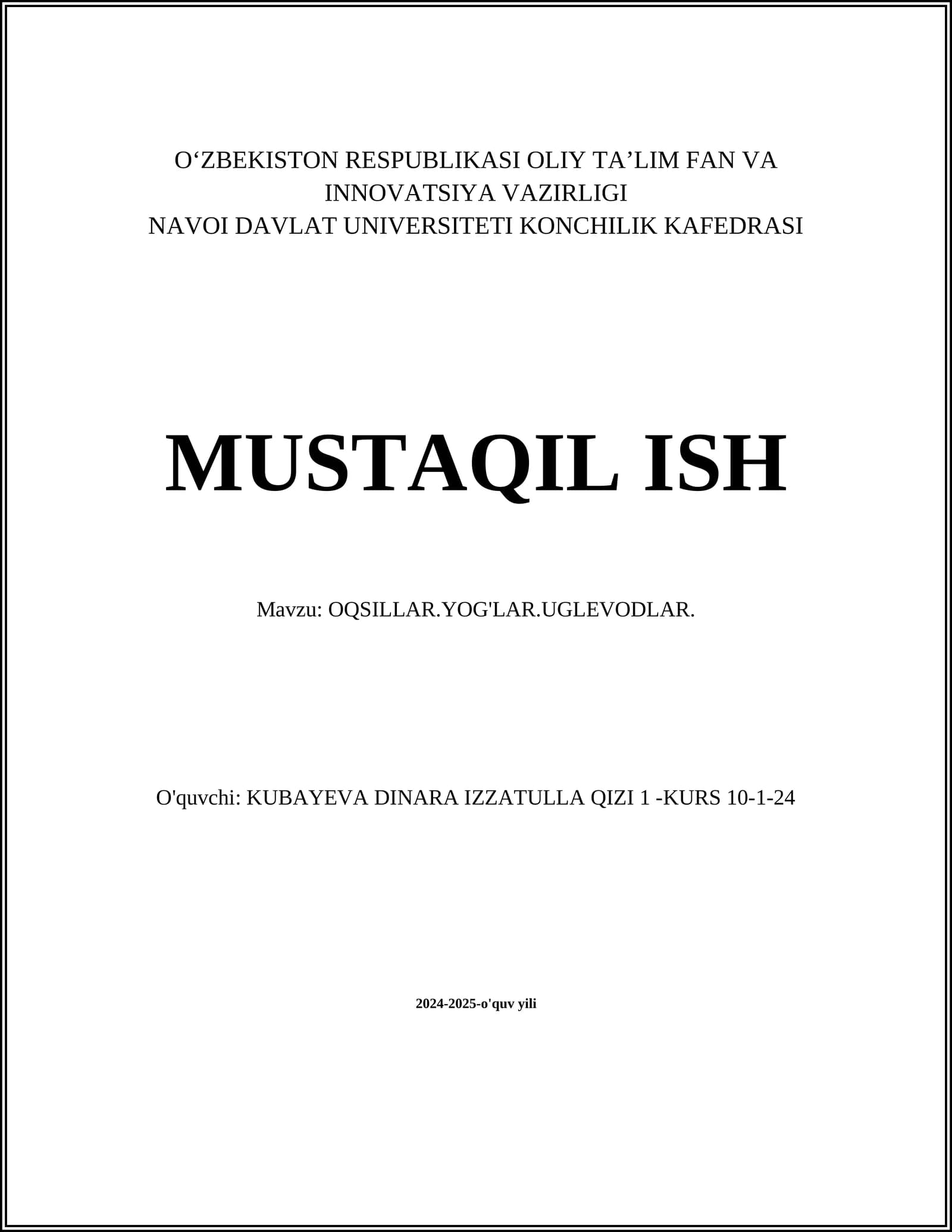 Oqsillar va ularning tuzilishi