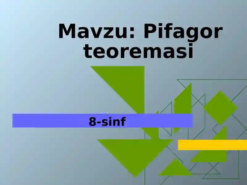 Pifagor teoremasi