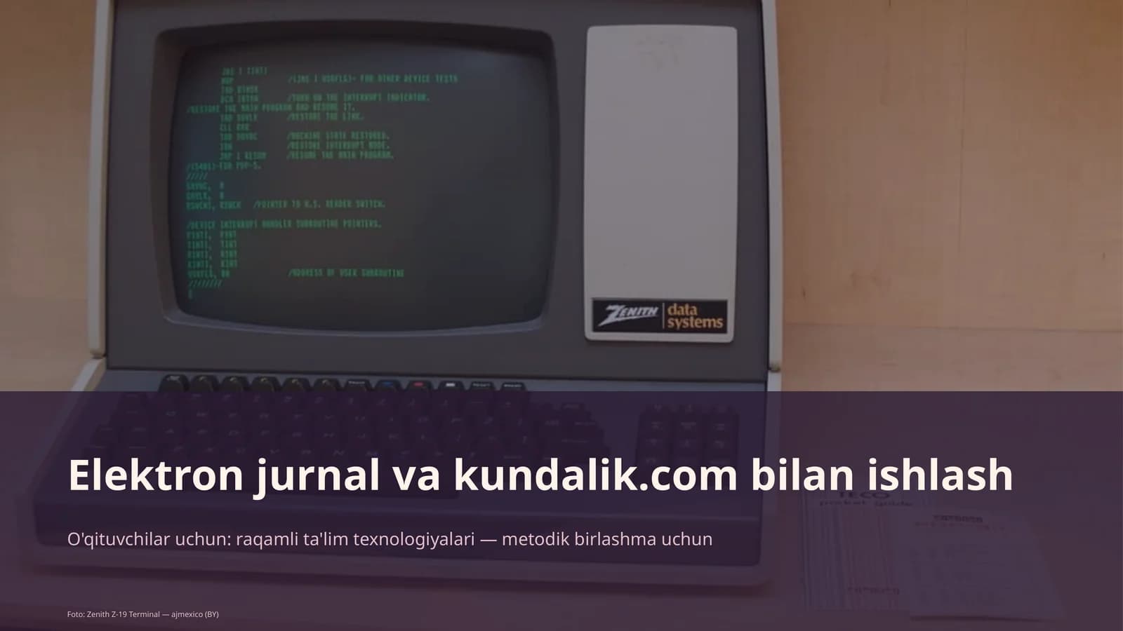Elektron jurnal va kundalik.com bilan ishlash