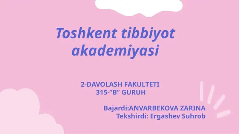 Zamonaviy ortopediya yutuqlari