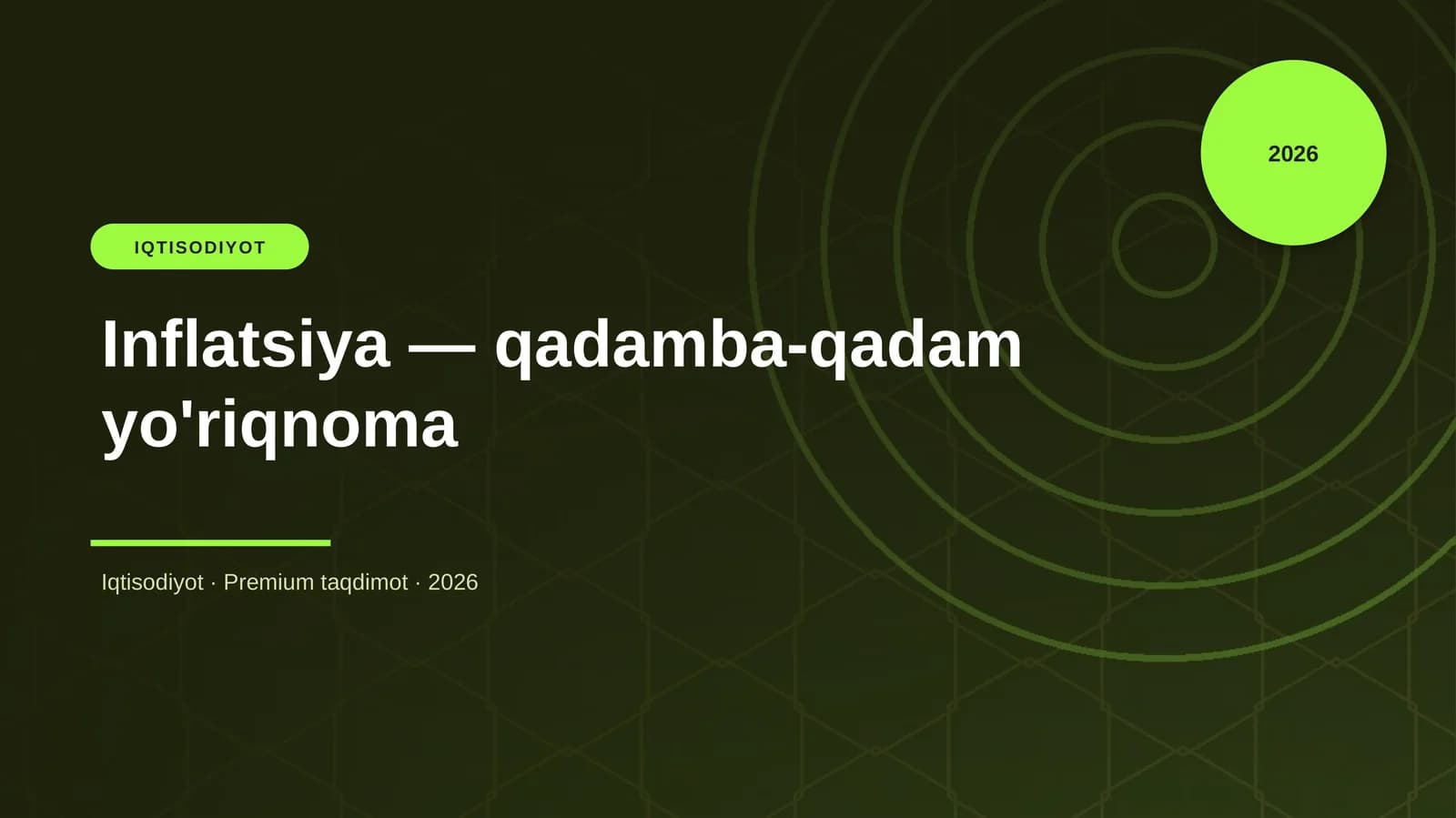 Inflatsiya — qadamba-qadam yo'riqnoma