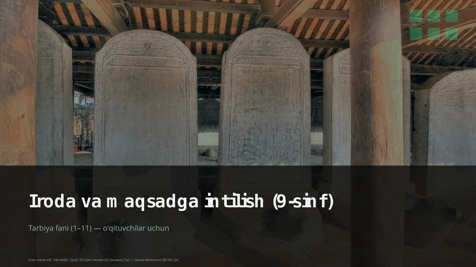 Iroda va maqsadga intilish (9-sinf)