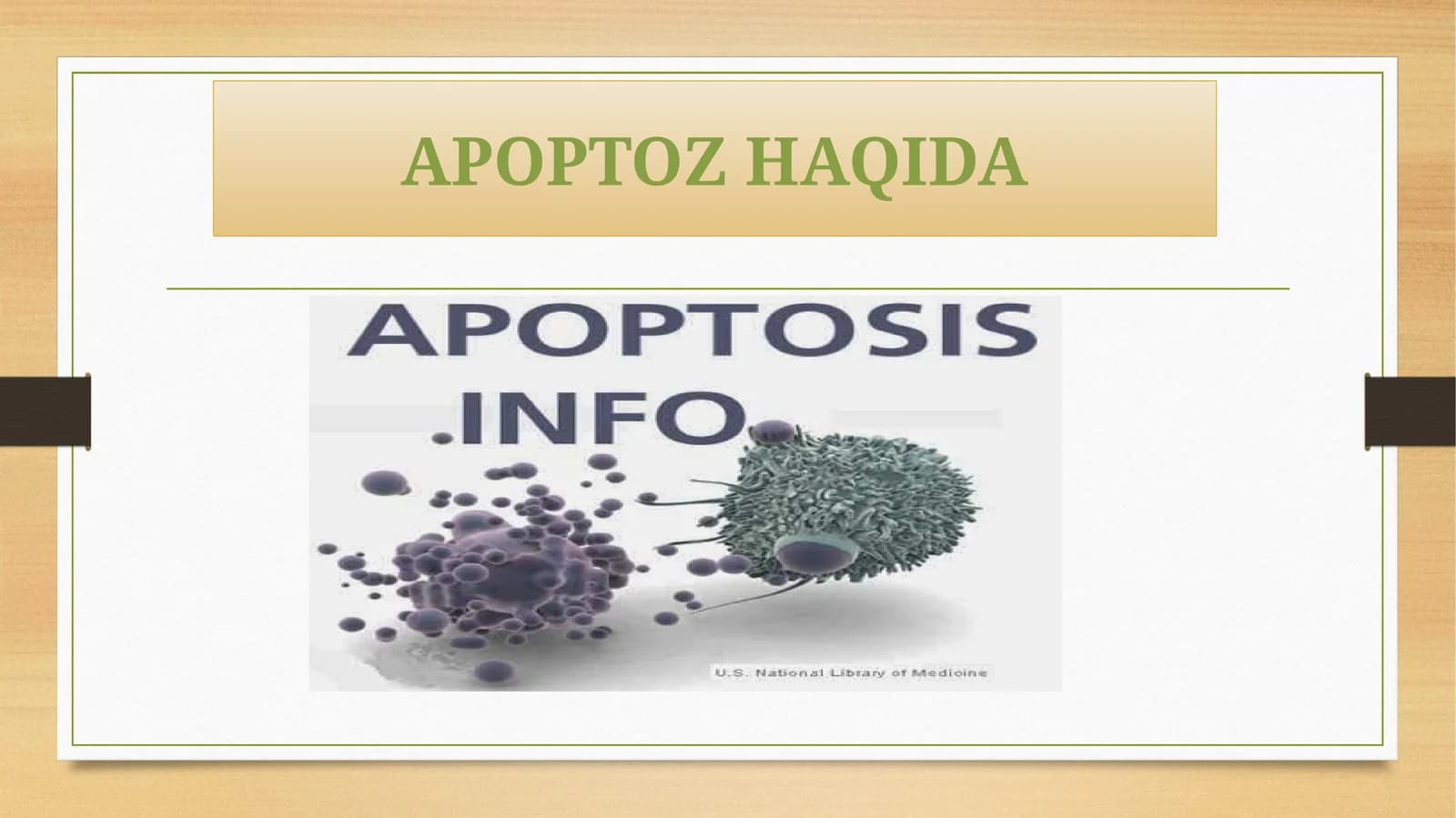 Apoptoz haqida