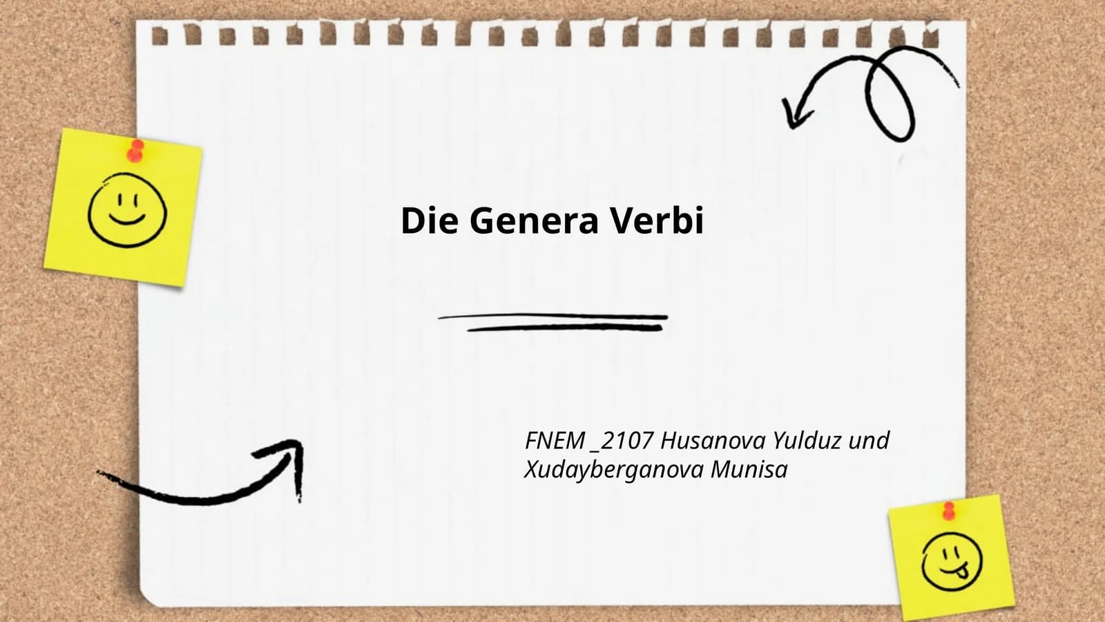 Die Genera Verbi