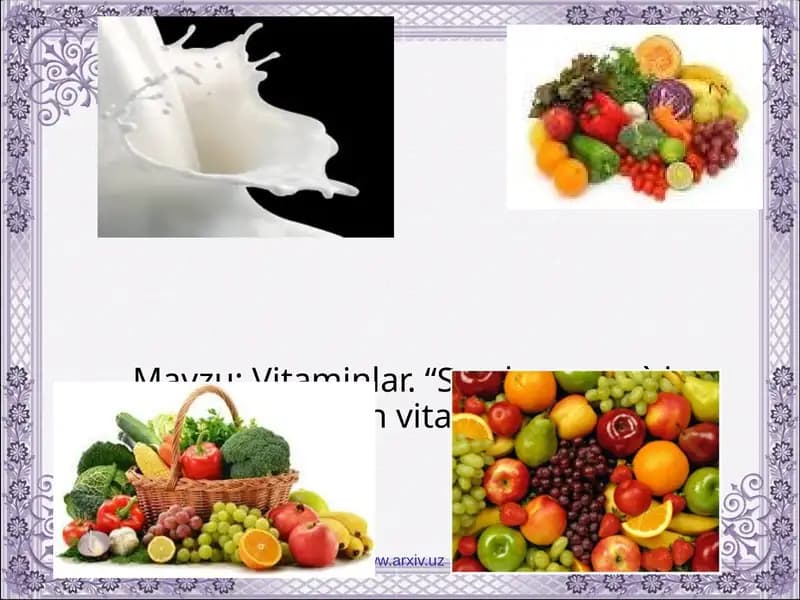Vitaminlar