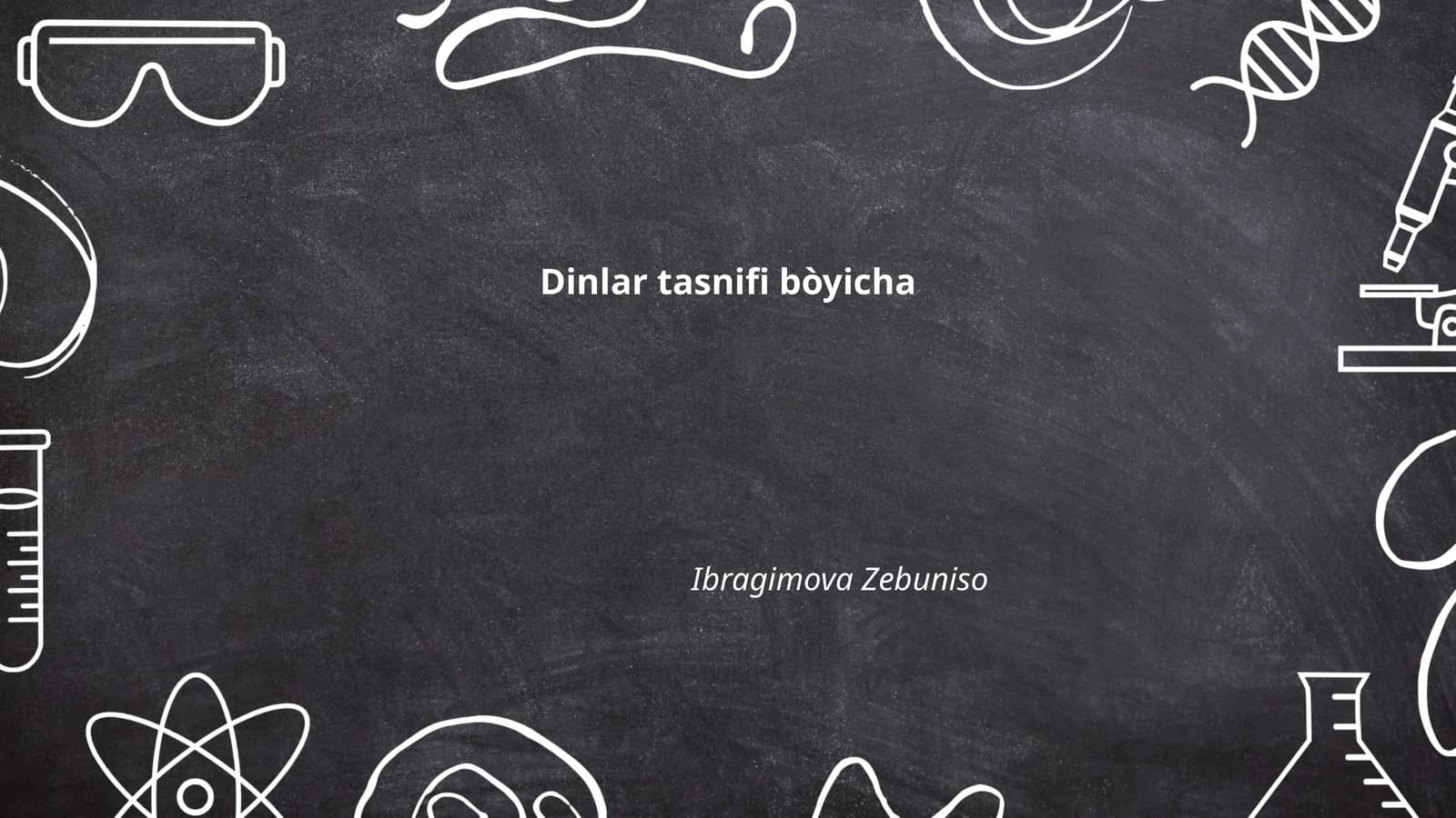 Dinlar Tasnifi Bòyicha