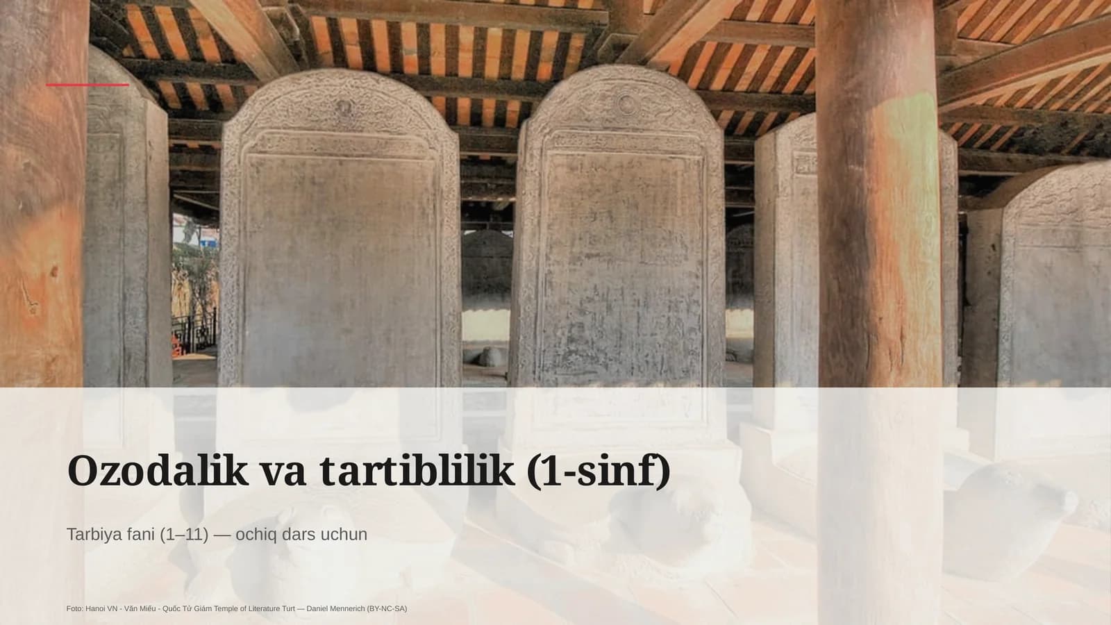 Ozodalik va tartiblilik (1-sinf)